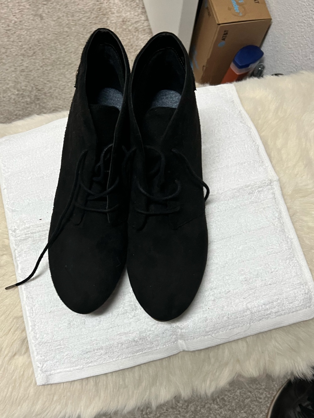 Dr. Scholl's Women's Black Chukka Lace-Up Boots